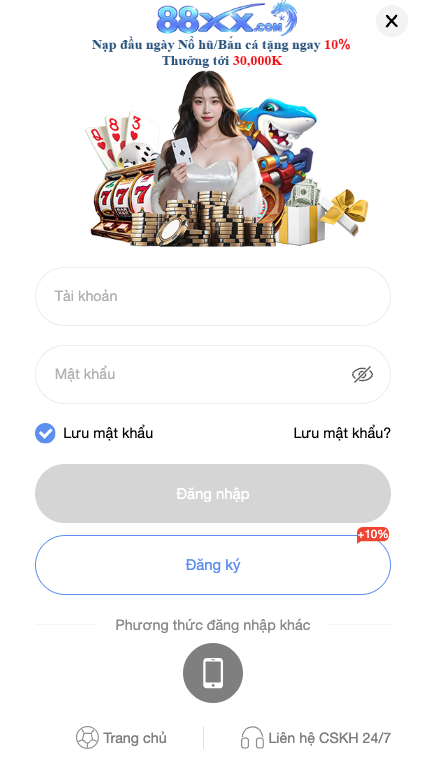 Đăng Nhập 88XX