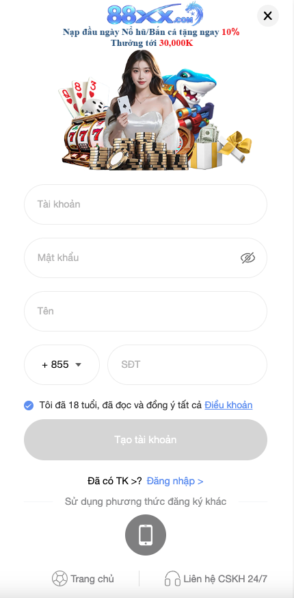 Đăng Ký 88XX